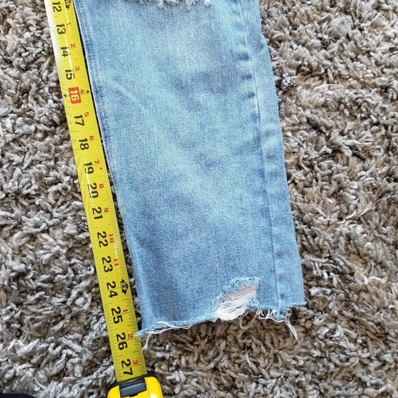 Just Black Denim Isa Hip Hugger Crop Mid Rise Jeans Size 27 - Picture 7 of 11